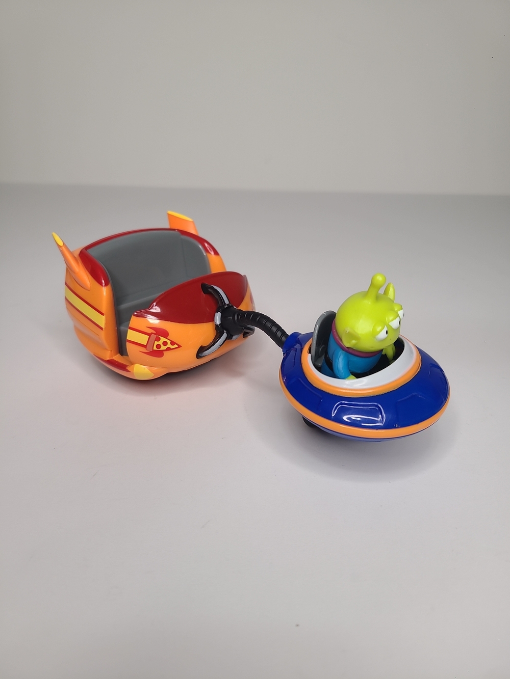 Disney Store Pixar Toy Story Alien Swirling Saucers Blue Vehicle Orange Red